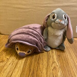 Disney Stuffed Animal Plushies Bundle Sofia The First & Raya And The Last Dragon